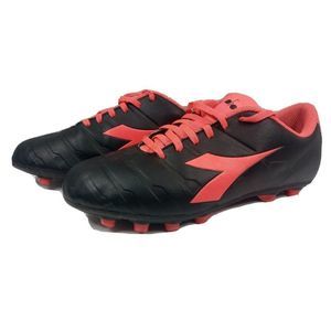 Diadora Orange and Black Sneakers Classic Design